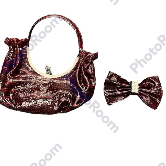 Snake Skin Design Hand/ Shoulder Bag - Picture 2 of 9